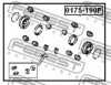 FEBEST 0175-190F Repair Kit, brake caliper